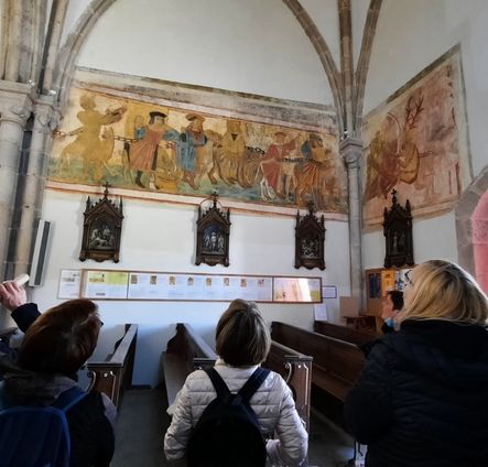 Visite guidée Eglise et Peintures de la Pommeraie sur Sèvre