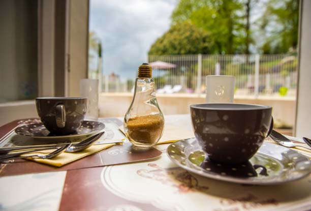 Petit déjeuner en chambre d'hôtes