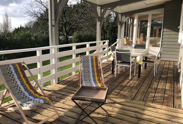 terrasse gîte colombier pouzauges