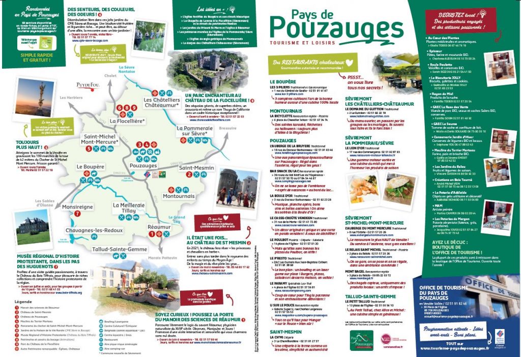 Carte du Pays de Pouzauges