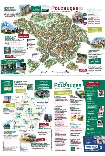 Plan de Pouzauges et du Pays de Pouzauges