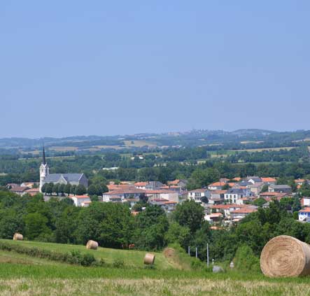 Vue depuis Puy Germon à la Meilleraie Tillay