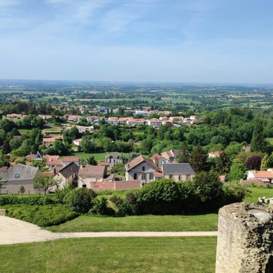 Château de Pouzauges, vue panoramique